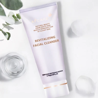 Customized Logo Skin Care Moisturizing Whitening Pore Deeply Cleansning Cream Amino Acid Face Wash Facial Cleanser