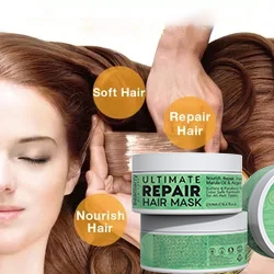 Wholesale Cosmetics Private Label OEM ODM Hair SPA Cream Repair Hair Mask Ultimate Repair Hair Mask