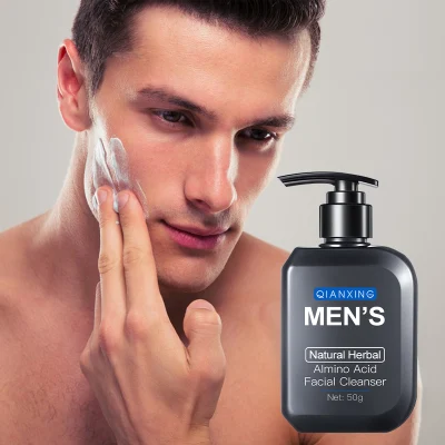 Organic Oil Control Cleaning Vegan Foam Man Skin Cleanser