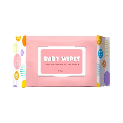 100% Plant Fiber RO Pure Water Baby Wet Wipes for Cleansing
