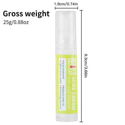 Natural Organic Oil Control Shrinks Pores Woman Skincare Deep Cleansing Acne Cream