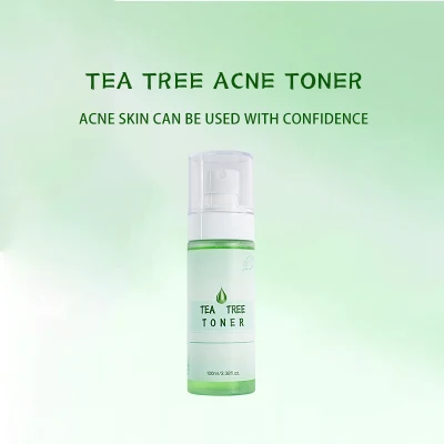 Beauty Cosmetics Skin Care Anti-Acne and Freckle Shrink Pores Tea Tree Toner