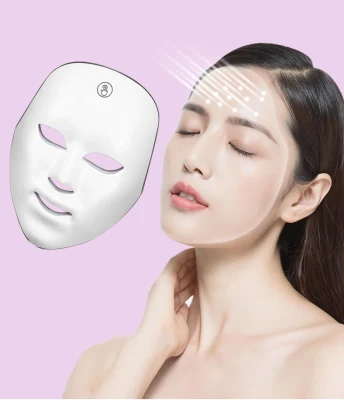 OEM Rose Facial Mud Mask Skincare Product Custom Set Packaging Project E Beauty LED Facial Skin Care Mask
