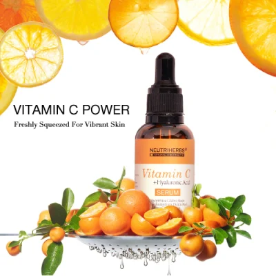 Deep Hydrating Private Label Organic Anti Aging Anti Ace Vitamin C Skin Lightening Serum