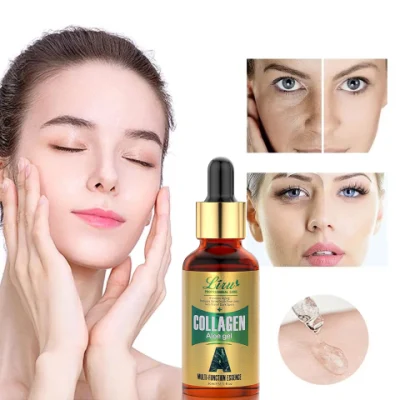 Liru Cosmetics Skin Care Anti Wrinkle Facial Moisturizing Brightening Aloe Essence Face Serum