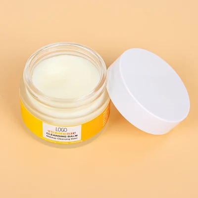 Private Label Raw Honey Acne Turmeric Face Cleansing Balm Makeup Remover Balm