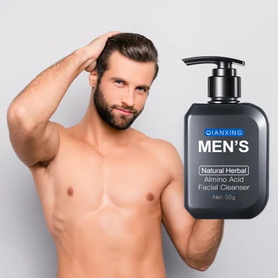 Organic Oil Control Cleaning Vegan Foam Man Skin Cleanser