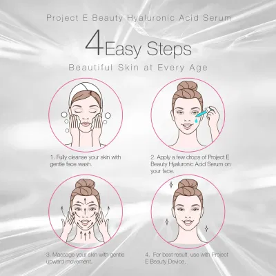 Paraben Free Vegan Anti Aging Vitamin C Hyaluronic Acid Serum