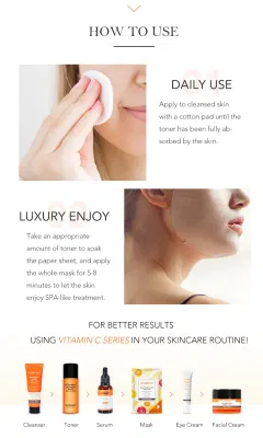 OEM Face Product Moisturising Hydrating Original Pure Vitamin C Toner