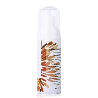 Customize Eyelash Foam Cleanser Lash Shampoo OEM All Natural. Cruelty-Free for False Lashes Wash Shampoo