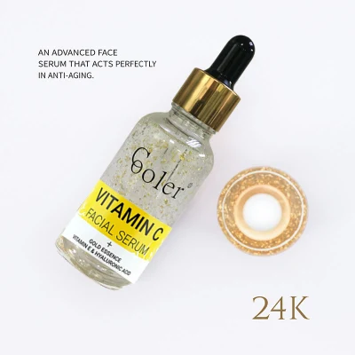 Skin Care 24K Gold Serum Whitening Facial Essence Vitamin C Face Serum Face Care Serum Brightening Facial Serum