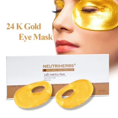 Natural Moisturizing Skin Hydrating Remove Dark Circles 24K Gold Gel Eye Mask