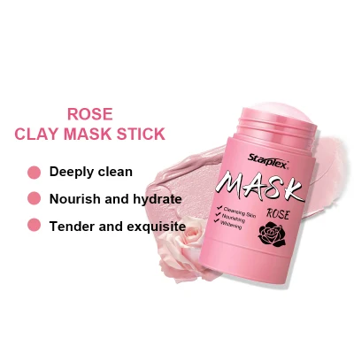 Private Label Natural Organic Anti Aging Acne Treatment Green Tea Turmeric Facial Mud Mask Face Clay Mask Stick
