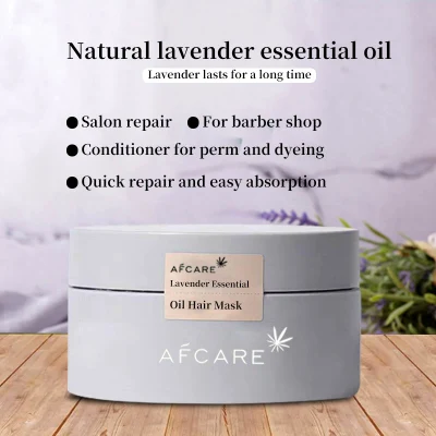 OEM Lavender Oil Mask for Thicker Hair Also Remedies Dandruff and Scalp Tension Cream White Facial Mask for Men