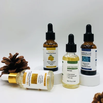 Private Label Moisturizing Repairing Anti-Aging 24K Gold Face Serum