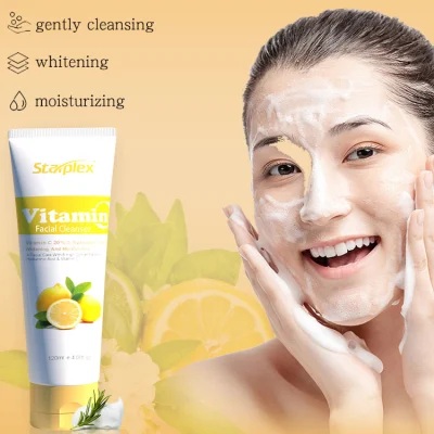 Private Label Starplex Custom Oily Skin Whitening Hydrating Natural Facial Cleanser Vitamin C Face Wash
