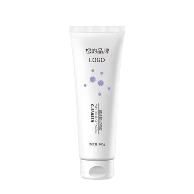 Organic Skin Care Collagen Amino Acid Cleaning Pores Foam Vitamin C Facial Cleanser Cream for Dry Skin