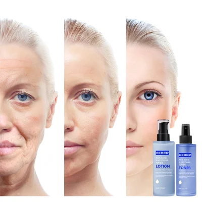 Customize Logo Natural Organic Blue Copper Peptide Hydrating Dry Skin Toner for Face Blue Copper Peptide Toner