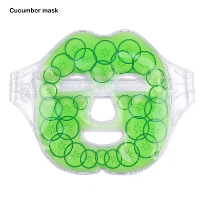 Beauty Care Cool Facial SPA Reusable Hot Cold Compression Refreezable Gel Face Ice Pack Mask for Face Removing Puffiness