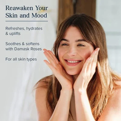 Natural Organic Rosewater Facial Mist Hydrating Skin Care Spray Face Toner
