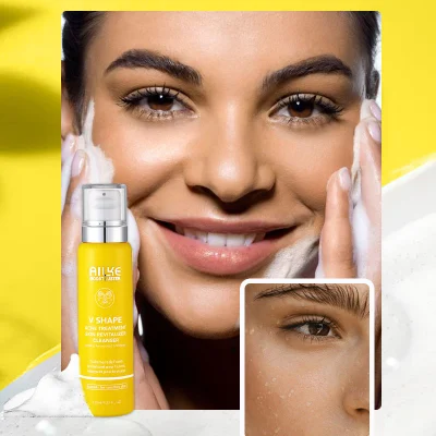 Private Label Amino Acid Facial Cleanser for Oily Skin Organic Cleanser Face Wash for Sensitive Skin