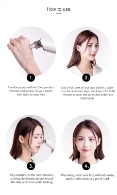 Wholesale Price Vacuum Acne Device Deep Pore Cleaning Facial Nose Grease Cleansing Blackhead Remover Device