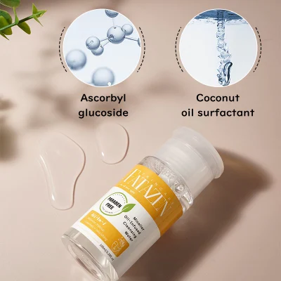Deep Cleaning Water-Oil Combination Face Eye Base Facial Cleanser Makeup Remover