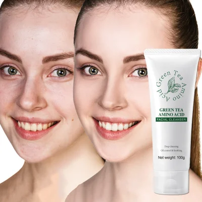 Private Label Amino Acid Cleansing Mousse Foam Oil Control Facial Cleanser