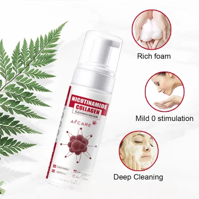 Face Clean and Whitening Facial Foam Cleanser for Cleanser or Makeup Remover