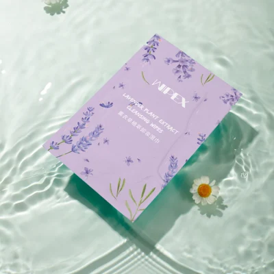 Wholesale Custom Private Label Makeup Remover Wipes Beauty Tool Cleansing Wipes with 30PCS/Box