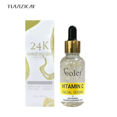 Skin Care 24K Gold Serum Whitening Facial Essence Vitamin C Face Serum Face Care Serum Brightening Facial Serum