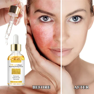 Private Label Moisturizing Repairing Anti-Aging 24K Gold Face Serum