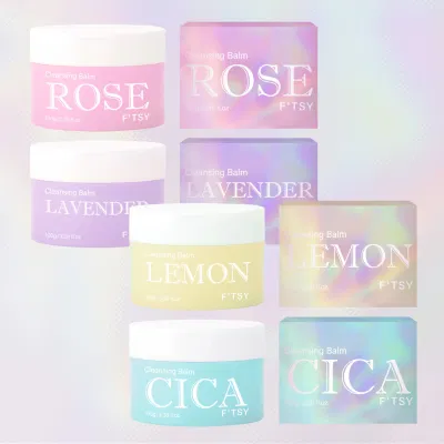 Private Label Organic Lavender Makeup Remover Balm Gentle Cleansing Balm for All Skin Type