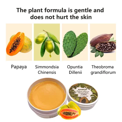 Customize Logo Gently Vegan Paeonia Albiflora Root Extract Makeup Meltaway Cleansing Balm for All Skin Type