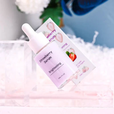 Aixin Organic Fruits Serum Skin Care Vitamin C Brightening Strawberry Face Milk Serum