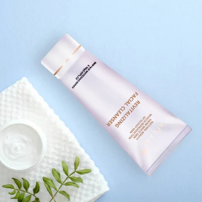 Customized Logo Skin Care Moisturizing Whitening Pore Deeply Cleansning Cream Amino Acid Face Wash Facial Cleanser