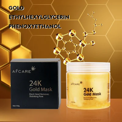 Wholesales Beauty Cosmetics Anti-Aging Moisturizing Pore Cleansing 24K Gold Peel off Facial Mask