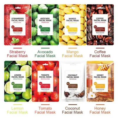 Skin Care Natural Organic Fruit Aloe Vera Whitening Hydrating Facial Mask