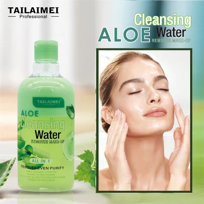 Tailaimei Custom Manufacturer 2 in 1 Aloe Makeup Removing Water Cleansing Oil Make up Remover Hydrating Makeup Remover for Face