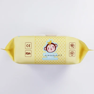 100 PCS Spunlace Skincare Face Pure Water Cleaning Baby Wipes