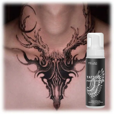 Tattoo Ink Antiseptic Wash Spray Exfoliating Foam Cleanser for Tattoo