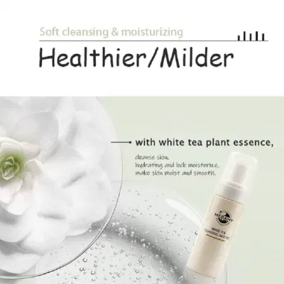 Private Label Natural White Tea Cleanser for Sensitive and Oily Skin
