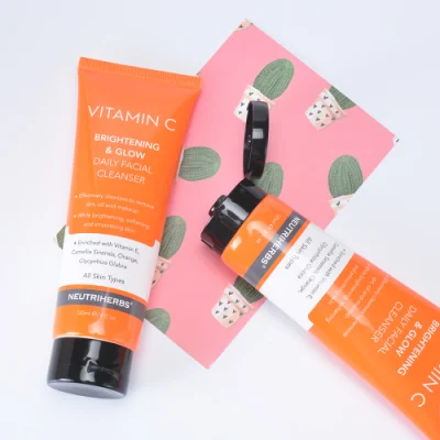 Wholesale Skin Care Organic Deep Refreshed Cleanser for Oily Skin Vitamin C Facial Foam