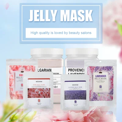 Mooyam Skin Care 100g/300g/650g Collagen Rose 24K Gold Face Soft Hydrojelly Powder Jellymask Peel off Rubber Hydro Jelly Powder Facial Mask