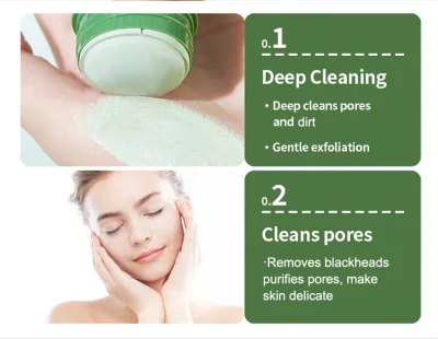 Exfoliant Anti Acne Whitening Salicylic Acid Face Mud Clay Mask Stick