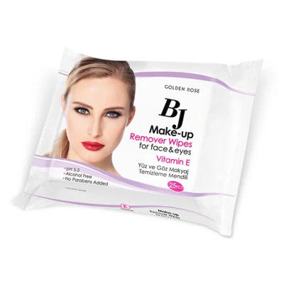 Biokleen Private Label Fragrance-Free Lady Personal Care Plant-Based Fibers Makeup and Mascara Makeup Removal Wipes