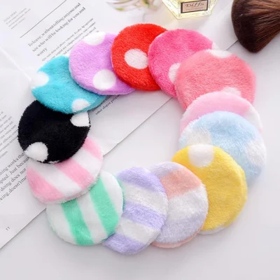 Washable Facial Make up Remover Makeup Cleaning Pads Oil Free Eye Makeup Remover Pads