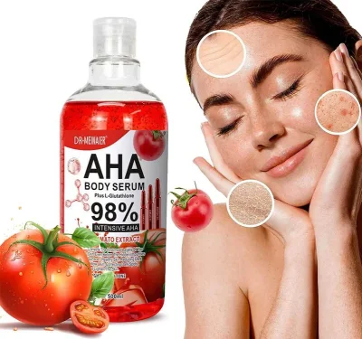 500ml Private Label Moisturizing Anti-Wrinkle Whitening Body Serum Tomato Extract Aha Body Face Serum