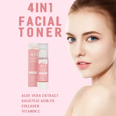 Beauty Cosmetics Skin Care Salicylic Acid Vitamin C Collagen 4in1 Face Toner