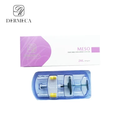 Dermeca Skin Rejuvenating Injection Hyaluronic Acid Skin Whitening Serum for Mesotherapy (MESO 2ML)